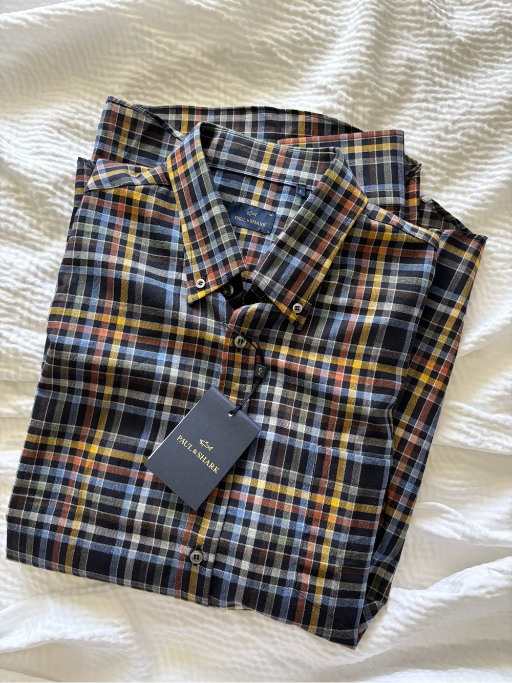 Paul & Shark Lightweight Brushed Cotton Shirt